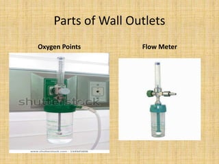 O2 Wall Reader Name Oxygen therapy | PPTX