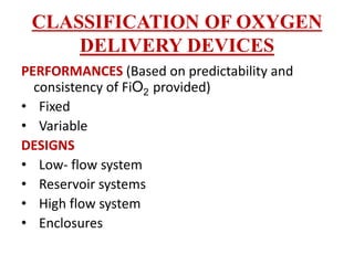 Fio2 Device Types OXYGEN THERAPY.pptx