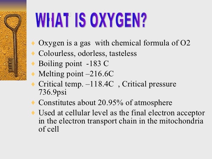 What Is Melting Point Of Oxygen