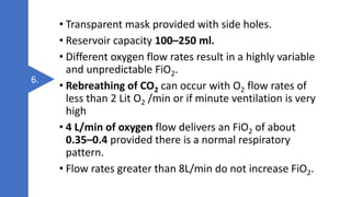 Fio2 8l Oxymizer Oxygen therapy 2 | PPTX