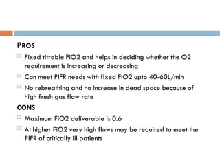 O2 Support With O2 Flow Rate And Fio2 oxygen therapy is seen in anaesthesia... | PPT