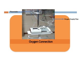 Oxygen Connection
Oxygen Supply Pipe
Flowmeter
 