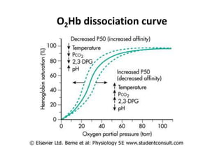 O2Hb dissociation curve
 