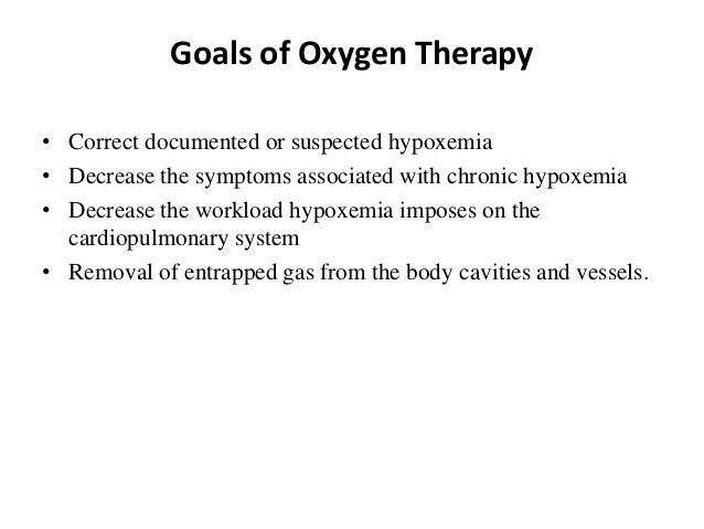 Oxygen Therapy And Toxicity