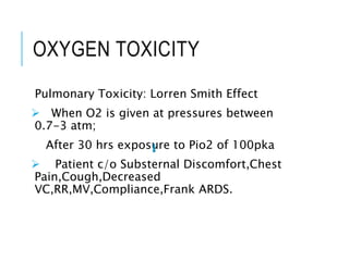 Oxygen therapy (Dr ASHISH NAIR MBBS MD ANAETHESIA) | PPTX