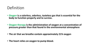 Oxygen therapy dr wahdat alkozai | PDF