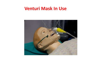 Venturi Mask In Use
 