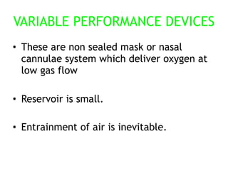 Variable Performance Device Include Oxygen therapy final | PDF