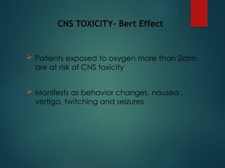 Oxygen therapy, indications, contraindications | PPTX