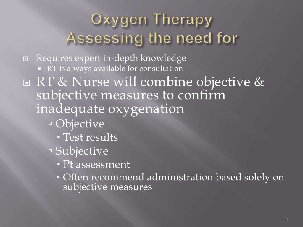 Oxygen Therapy Transport Delivery Copd Hypoxic Drive