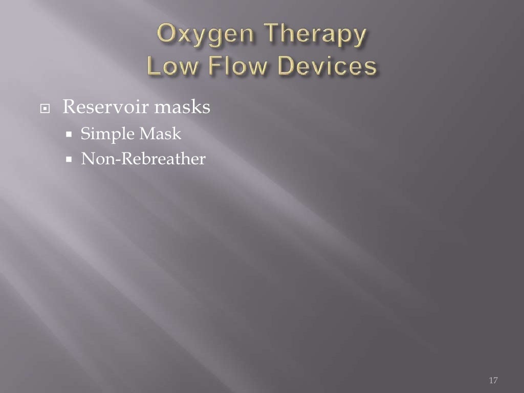 Oxygen Therapy Transport Delivery Copd Hypoxic Drive