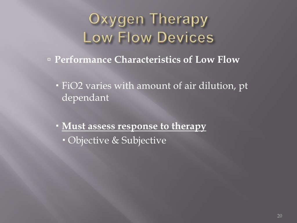 Oxygen Therapy Transport Delivery Copd Hypoxic Drive