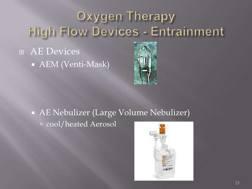 Oxygen Therapy Transport Delivery Copd Hypoxic Drive