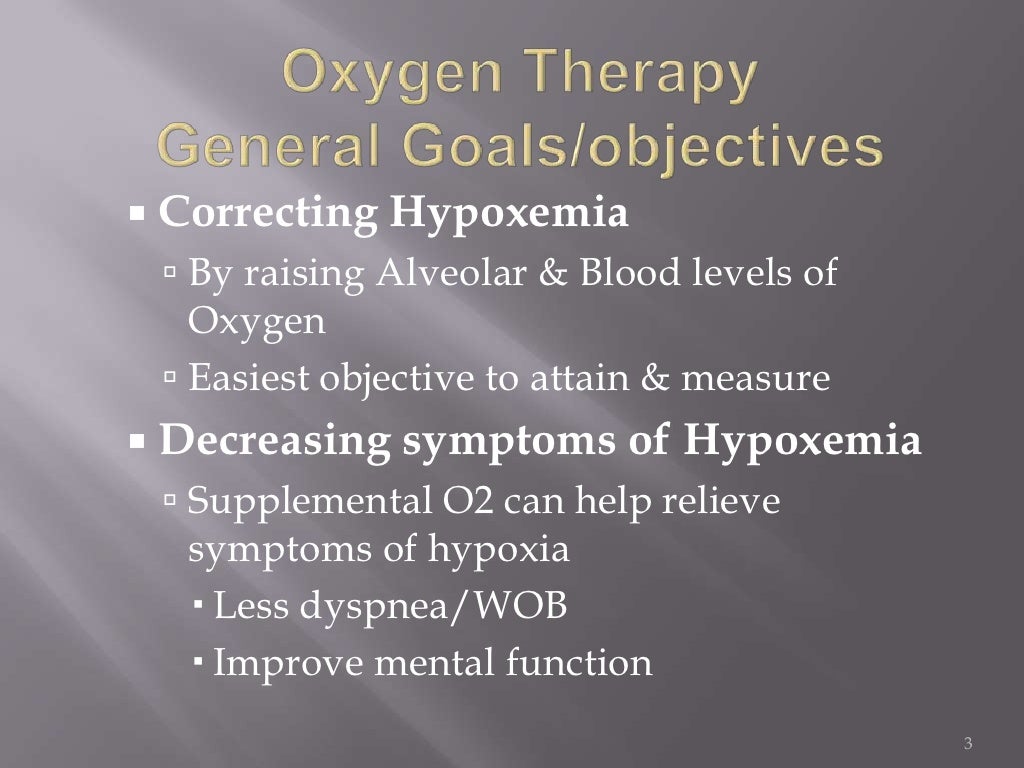 Oxygen Therapy Transport Delivery Copd Hypoxic Drive