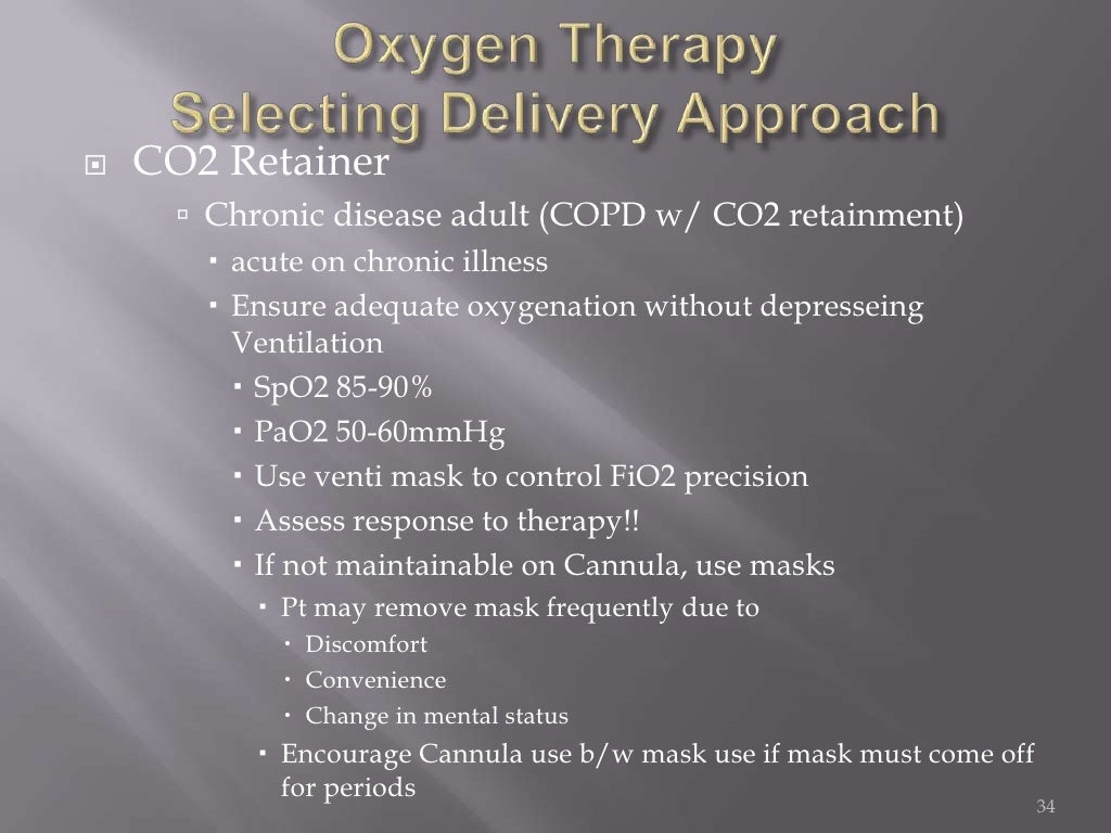 Oxygen Therapy Transport Delivery Copd Hypoxic Drive