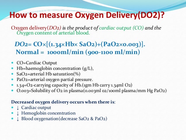Oxygen Transport