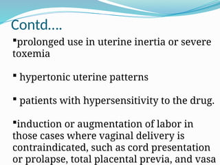 oxytocin drug for contractions during labour1.pptx