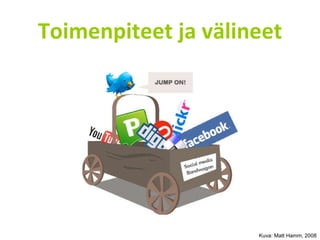 Toimenpiteet ja välineet Kuva: Matt Hamm, 2008 