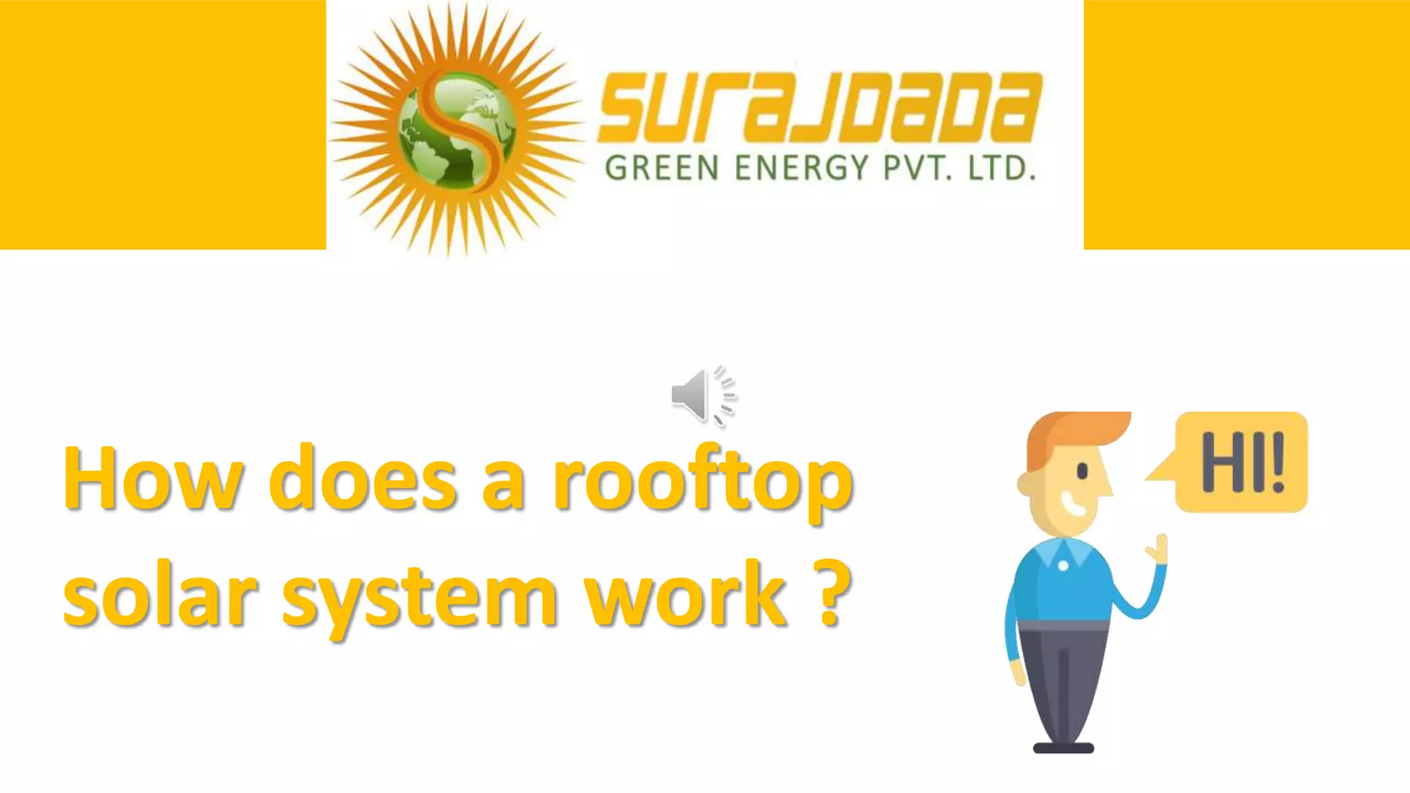How solar rooftop system works | PPTX