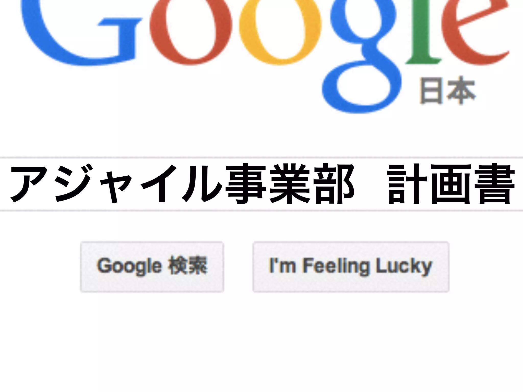 アジャイル事業部 計画書 
 