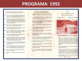 PROGRAMA  1992