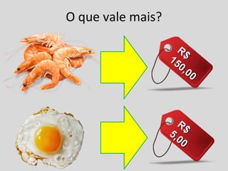 O que vale mais?
R$
R$
150,00
150,00
R$
R$
5,00
5,00
 