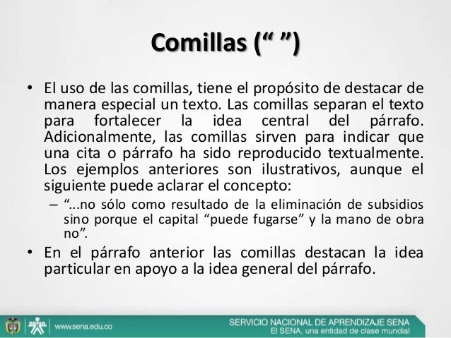 Oy g conceptos básicos y puntuación