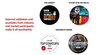 External validation and
accolades from industry
and market participants
make it all worthwhile
 