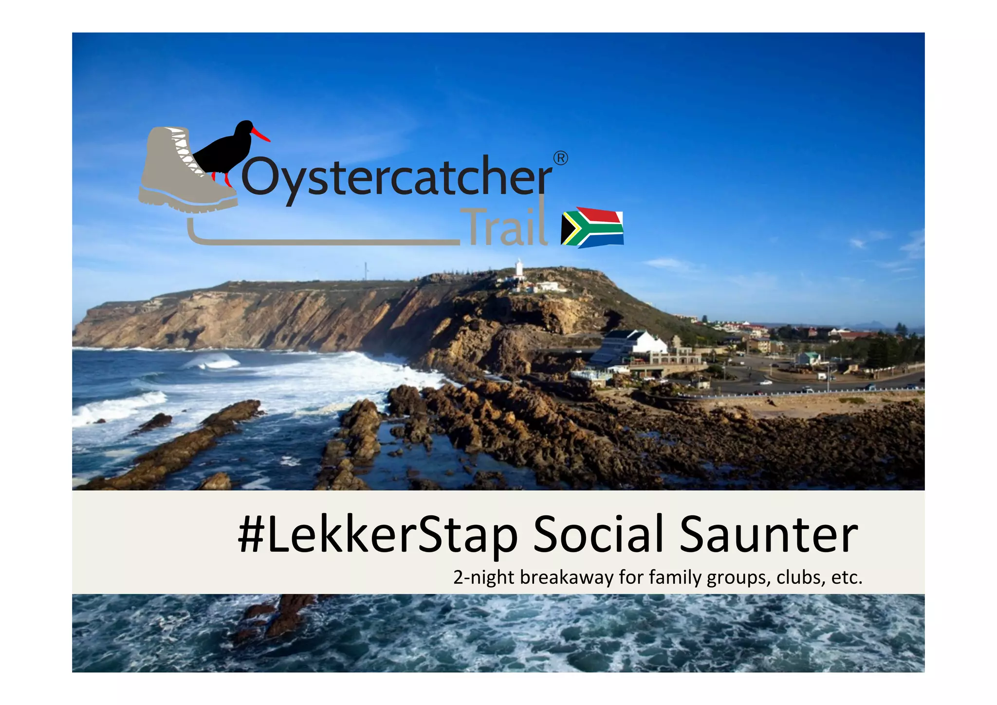 Oystercatcher Trail 2night group offer 2017 PPT