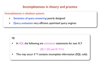 Querying incomplete data | PDF