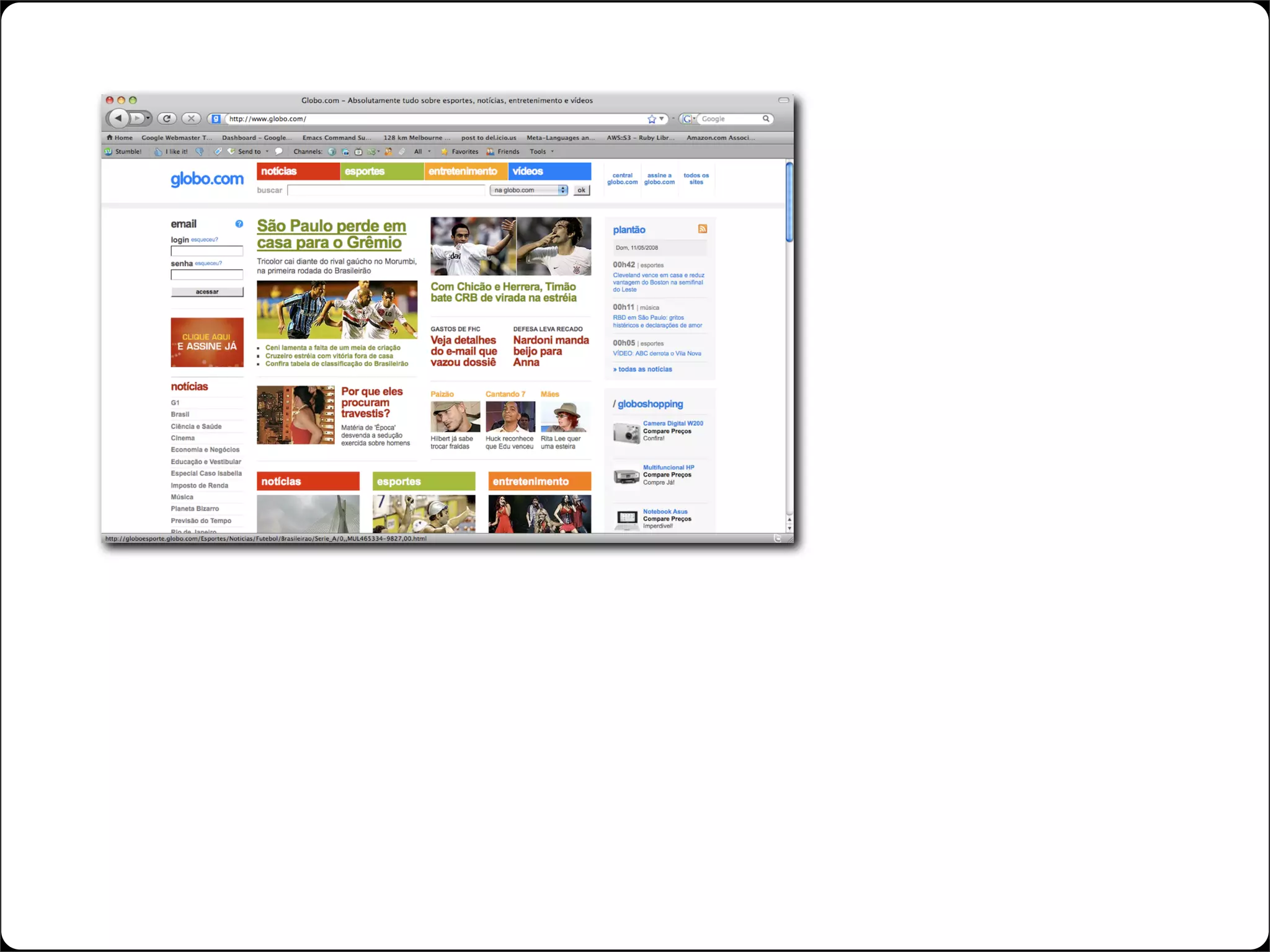 lightweight SOA with web widgets