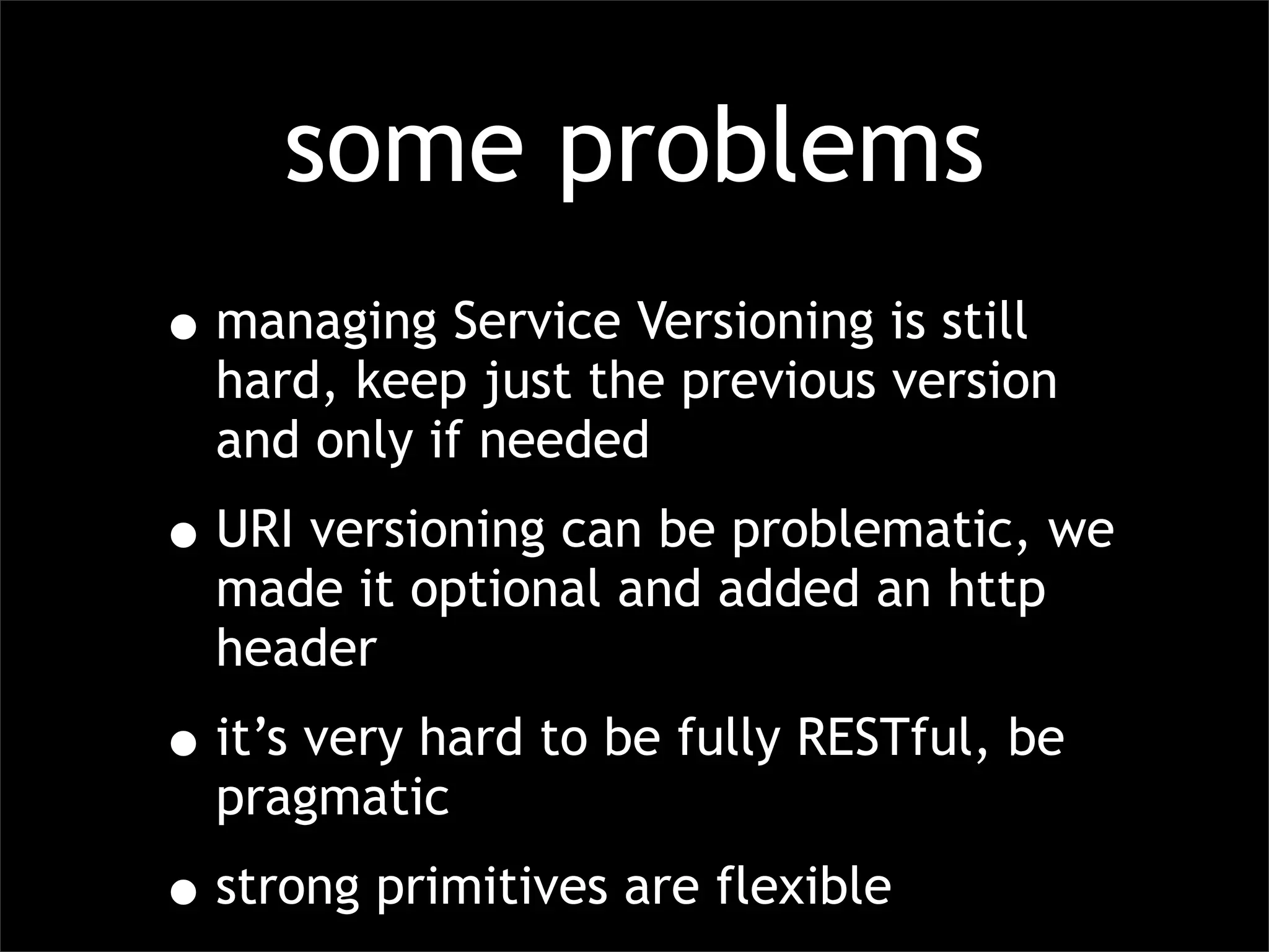 lightweight SOA with web widgets