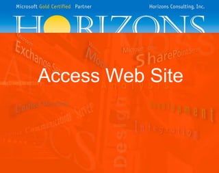 Access Web Site
 