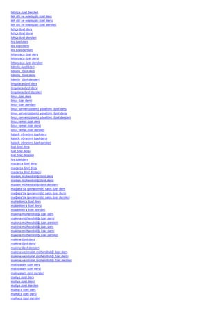 latince özel dersleri
leh dili ve edebiyatı özel ders
leh dili ve edebiyatı özel dersi
leh dili ve edebiyatı özel dersleri
lehçe özel ders
lehçe özel dersi
lehçe özel dersleri
les özel ders
les özel dersi
les özel dersleri
letonyaca özel ders
letonyaca özel dersi
letonyaca özel dersleri
liderlik özellikleri
liderlik  özel ders
liderlik  özel dersi
liderlik  özel dersleri
lingalaca özel ders
lingalaca özel dersi
lingalaca özel dersleri
linux özel ders
linux özel dersi
linux özel dersleri
linux server(sistem) yönetimi  özel ders
linux server(sistem) yönetimi  özel dersi
linux server(sistem) yönetimi  özel dersleri
linux temel özel ders
linux temel özel dersi
linux temel özel dersleri
lojistik yönetimi özel ders
lojistik yönetimi özel dersi
lojistik yönetimi özel dersleri
lsat özel ders
lsat özel dersi
lsat özel dersleri
lys özel ders
macarca özel ders
macarca özel dersi
macarca özel dersleri
maden mühendisliği özel ders
maden mühendisliği özel dersi
maden mühendisliği özel dersleri
mağaza'da (perakende) satış özel ders
mağaza'da (perakende) satış özel dersi
mağaza'da (perakende) satış özel dersleri
makedonca özel ders
makedonca özel dersi
makedonca özel dersleri
makina mühendisliği özel ders
makina mühendisliği özel dersi
makina mühendisliği özel dersleri
makine mühendisliği özel ders
makine mühendisliği özel dersi
makine mühendisliği özel dersleri
makine özel ders
makine özel dersi
makine özel dersleri
makine ve imalat mühendisliği özel ders
makine ve imalat mühendisliği özel dersi
makine ve imalat mühendisliği özel dersleri
malayalam özel ders
malayalam özel dersi
malayalam özel dersleri
maliye özel ders
maliye özel dersi
maliye özel dersleri
maltaca özel ders
maltaca özel dersi
maltaca özel dersleri
 