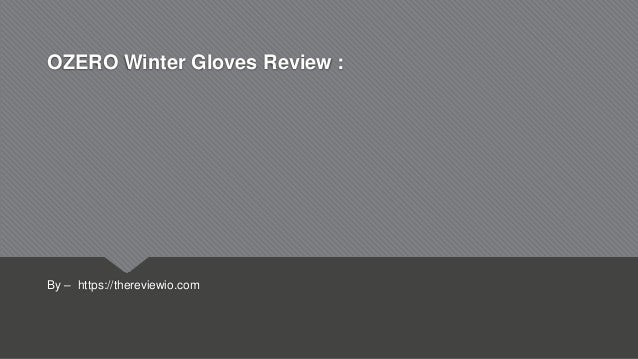 ozero winter gloves