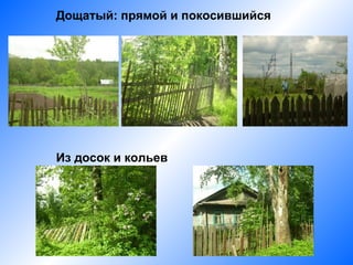 Дощатый: прямой и покосившийся




Из досок и кольев
 