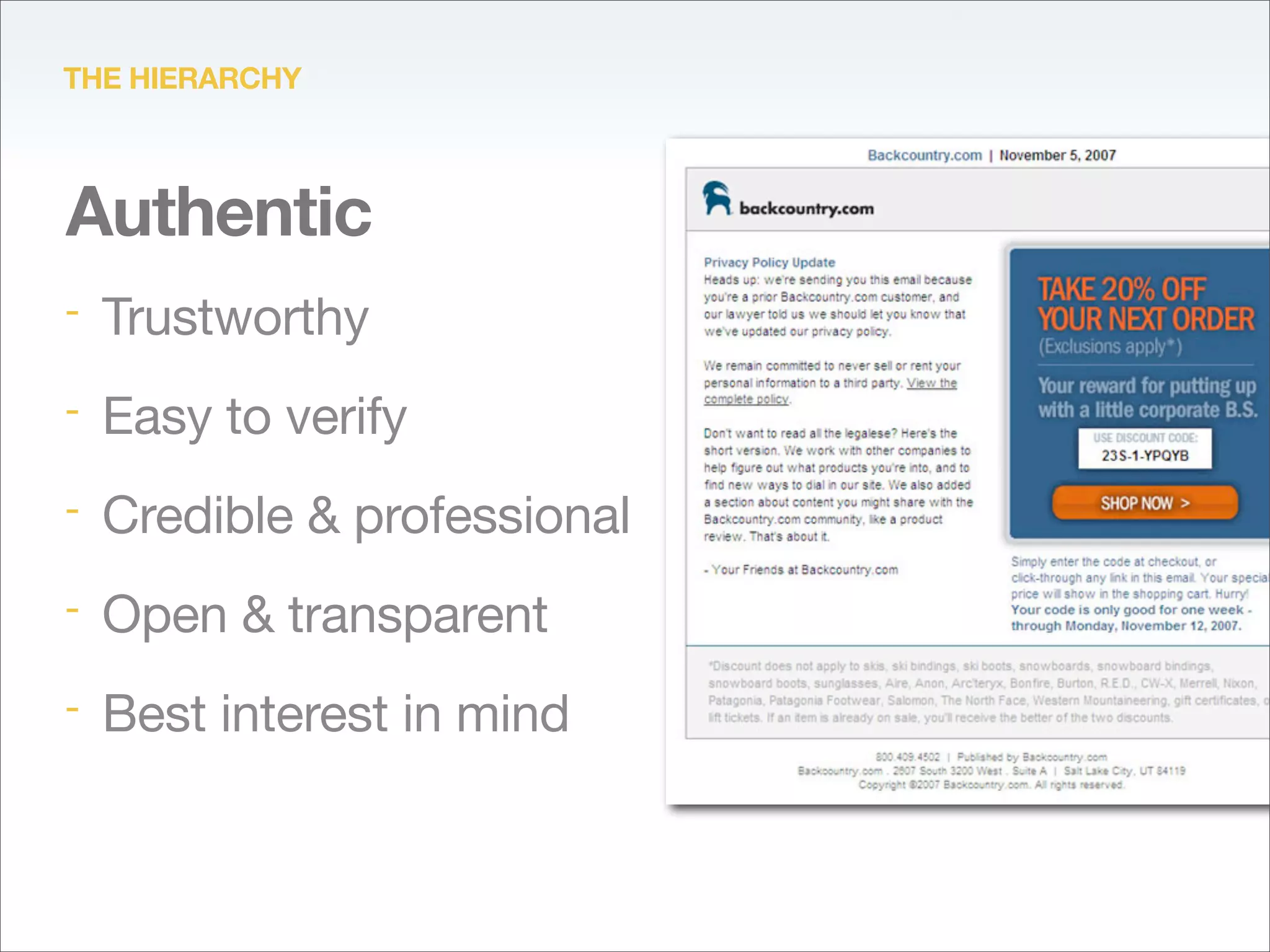 The value of an interaction