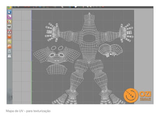 Mapa de UV - para texturização
 