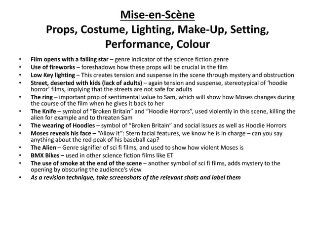 Attack the block - opening scene analysis | PPTX | Soundtracks, TV and ...