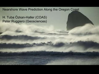 Nearshore Wave Prediction Along the Oregon Coast H. Tuba Özkan-Haller (COAS)  Peter Ruggiero (Geosciences) 