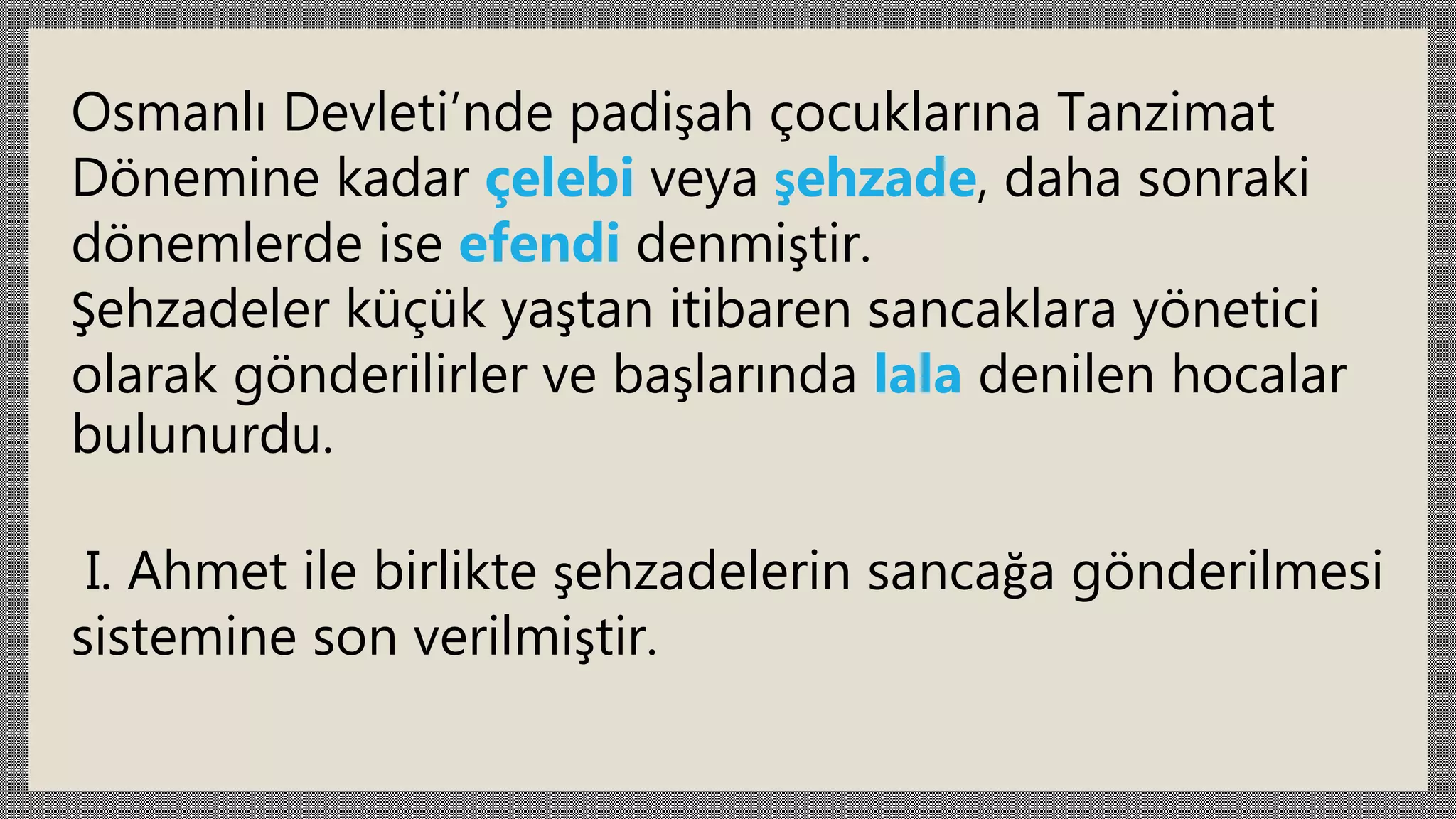KLASİK DÖNEM OSMANLI DEVLET TEŞKİLATI | PPTX