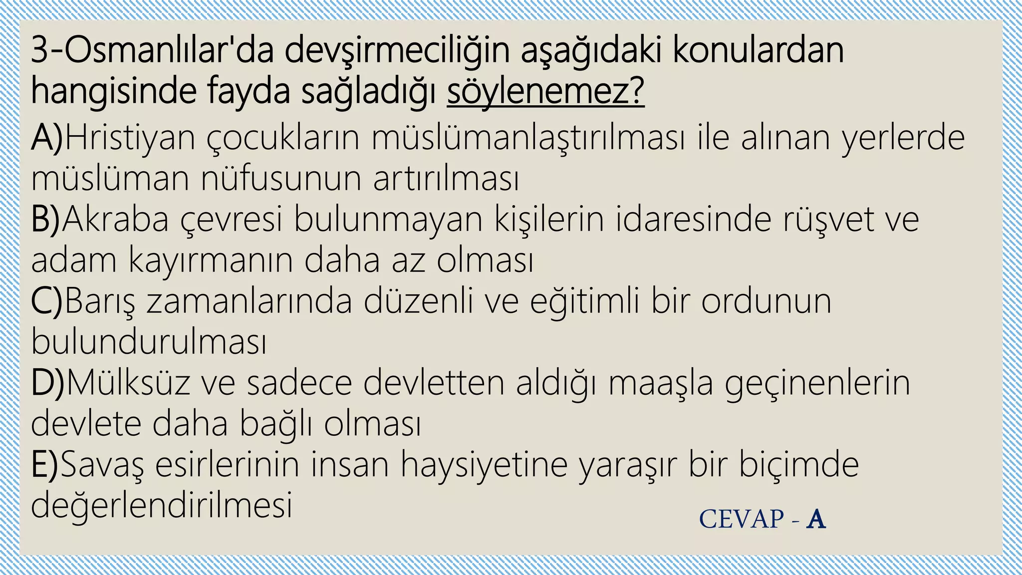 KLASİK DÖNEM OSMANLI DEVLET TEŞKİLATI | PPTX