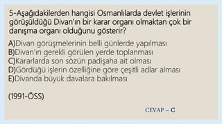 KLASİK DÖNEM OSMANLI DEVLET TEŞKİLATI | PPTX