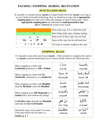 Hamzatul wasl | PDF