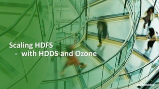 5 © Hortonworks Inc. 2011–2018. All rights reserved
Scaling HDFS
- with HDDS and Ozone
 