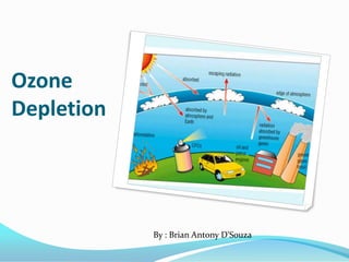 Ozone Depletion By : Brian Antony D'Souza 