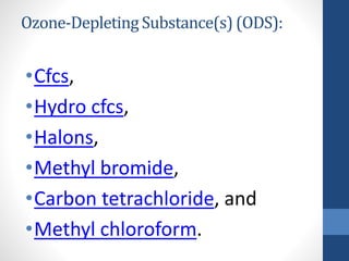 Ozone depletion (Expalined) | PPTX
