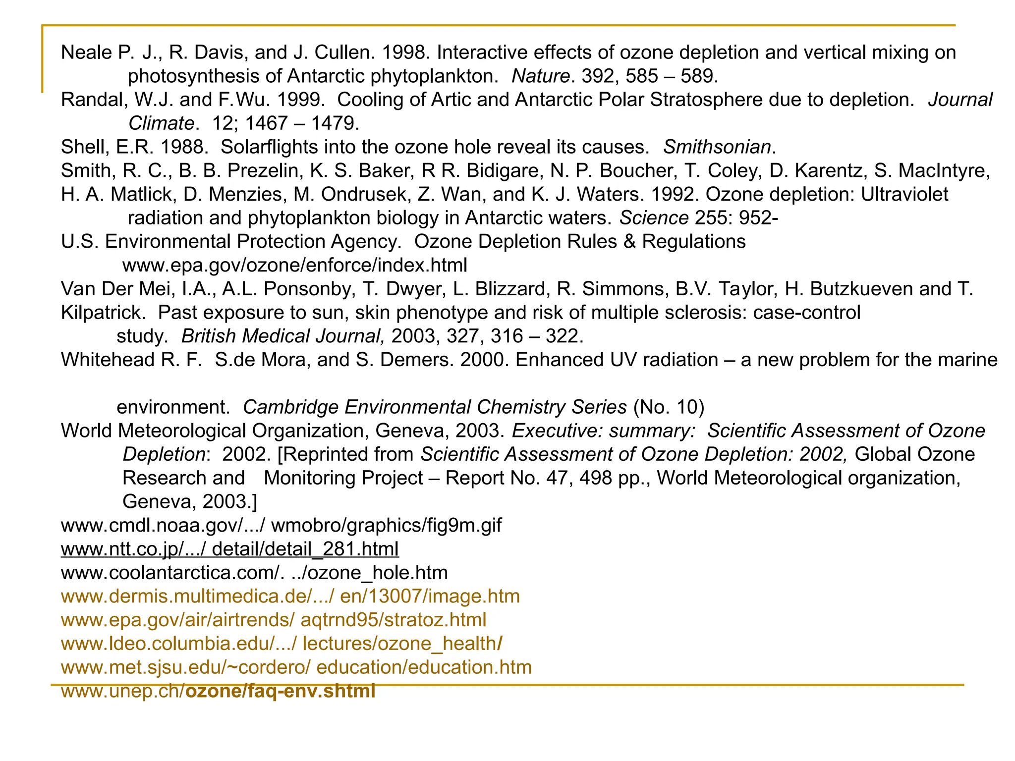 Ozone_Depletion Presentation environmental health and safety.ppt