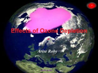 Effects of Ozone Depletion
Arise Roby
ARISE ROBY
 
