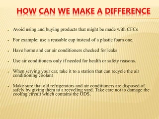 Ozone depletion | PPTX